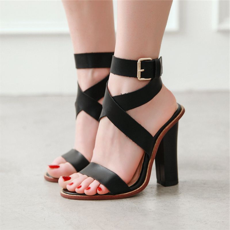 Women'S Shoes Big Feet - Women's Gladiator Sandals High Heels Summer
