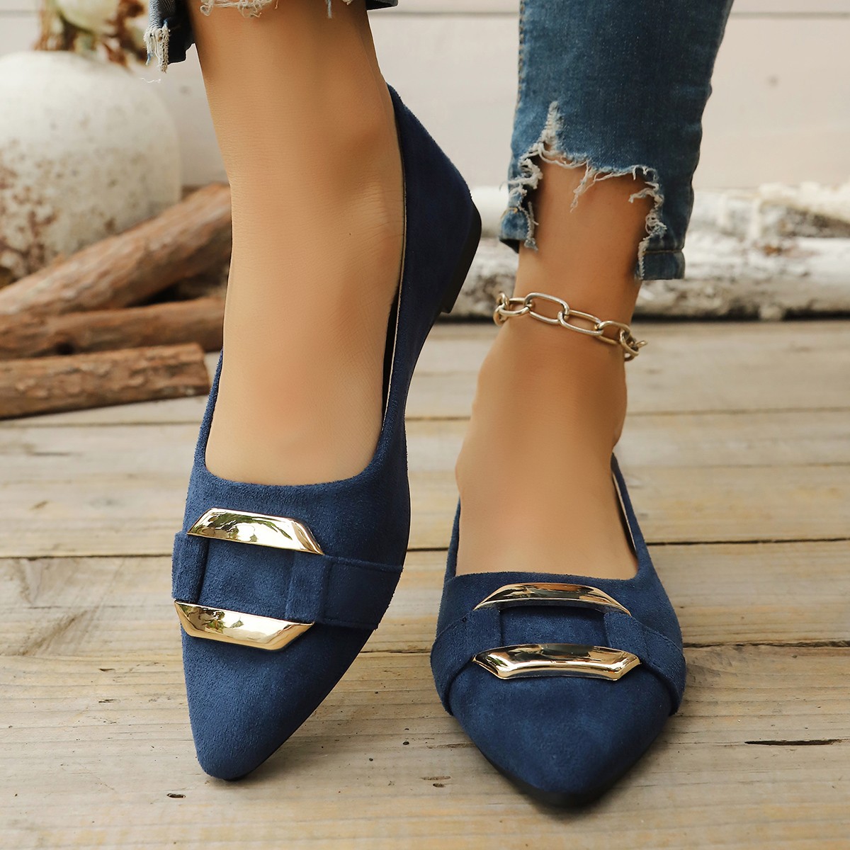 Women Shoes Casual - Spring and Autumn Elegant Pointed Sexy