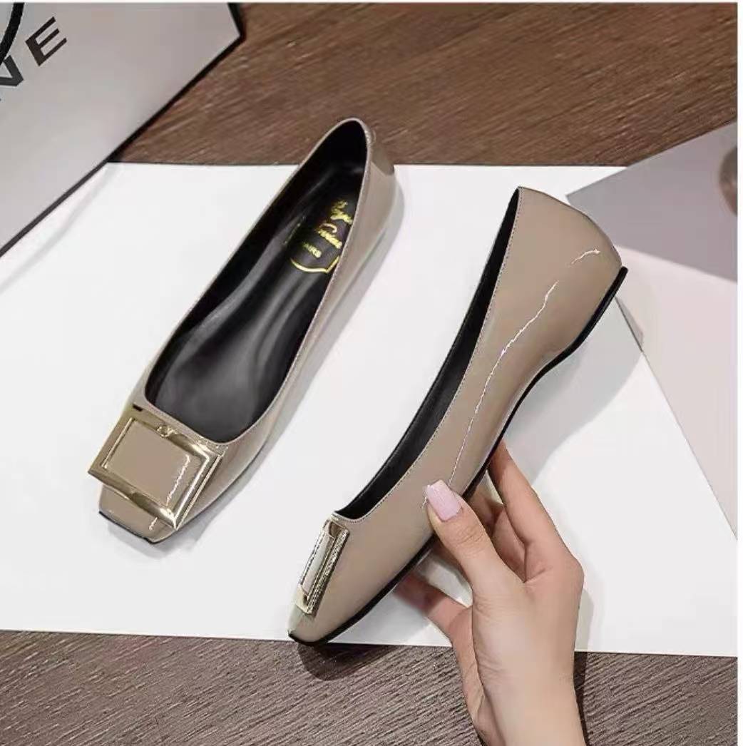 Slingback Pumps Women - 2025 new flat shoes, women's button