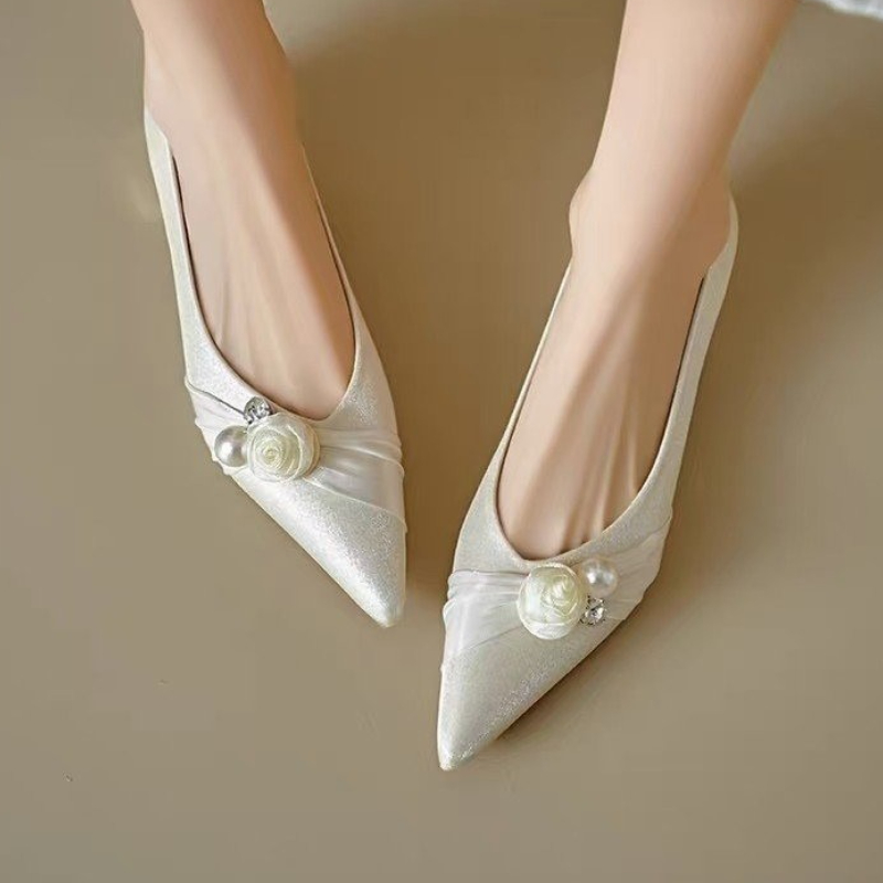 Ballet Flat Women - Elegant Women's Loafers Fashion Wedding Party