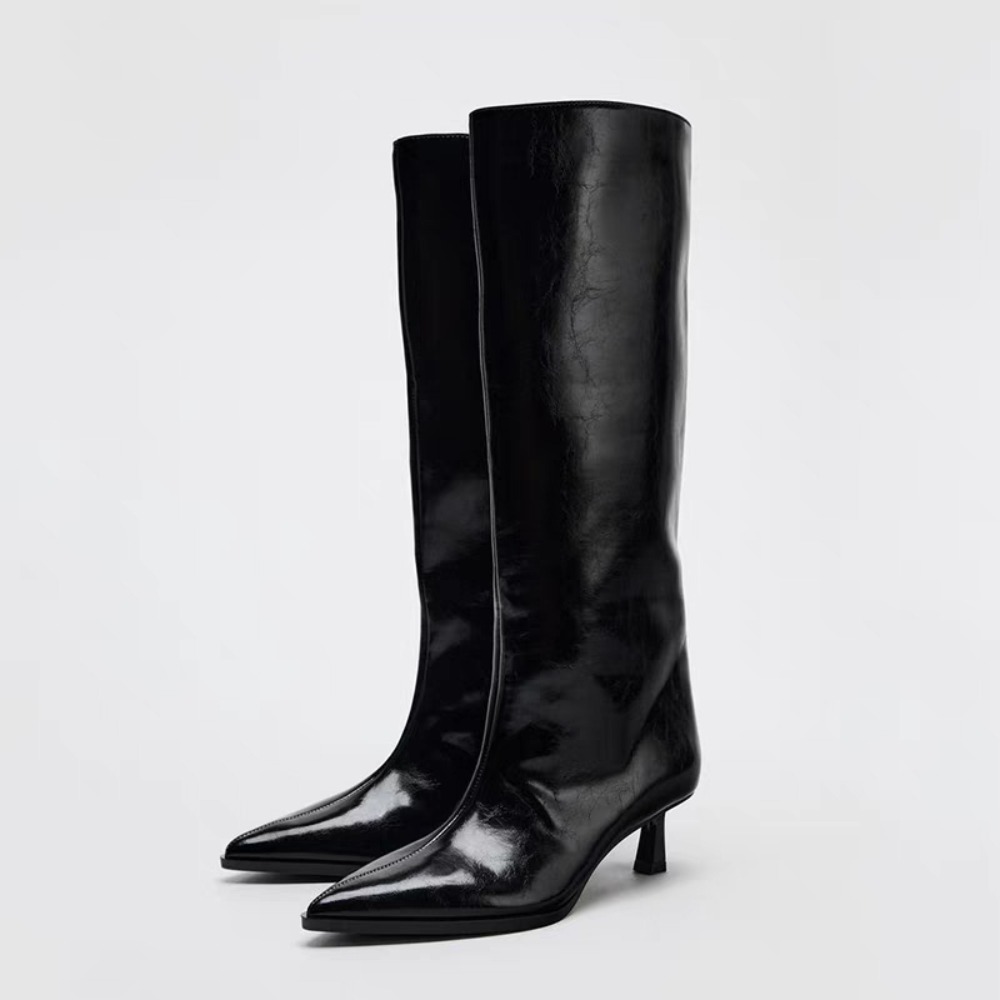 Wide Fit Heels - 2026 Wide Boot Tube Pointed Toe
