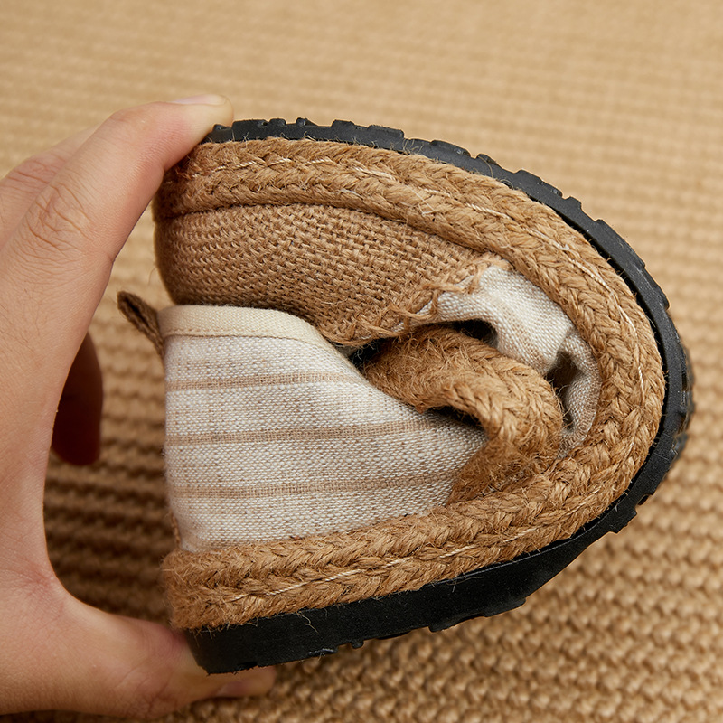Careaymade-Women Striped Linen - огляд і ціна Women'S Shoes Vegan