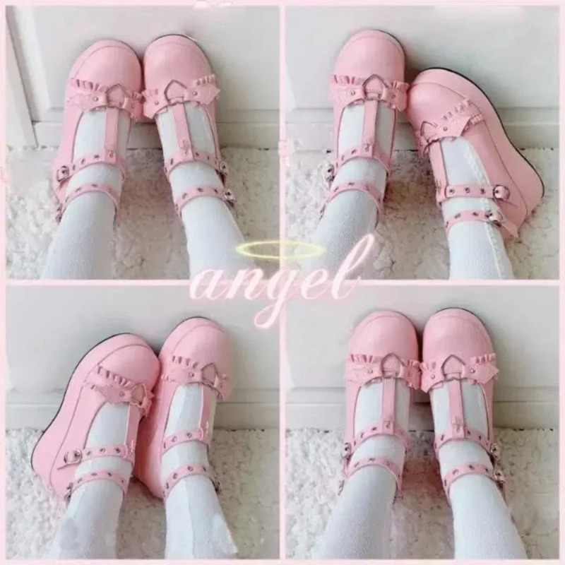 New Sweet Heart Buckle Wedges  - огляд і ціна Women Shoes Casual