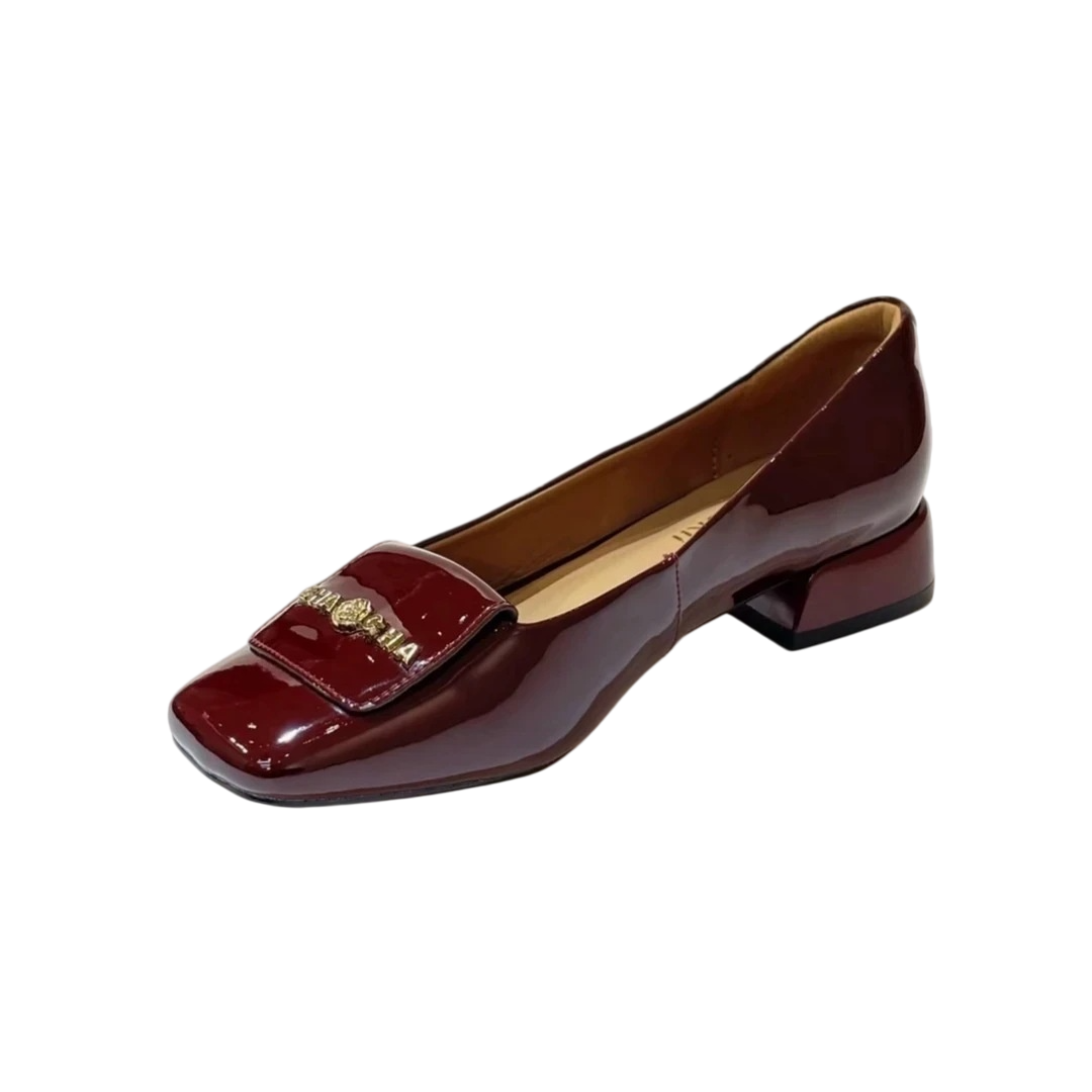 Women's Retro Square Toe Block - огляд і ціна Wide Fit Heels