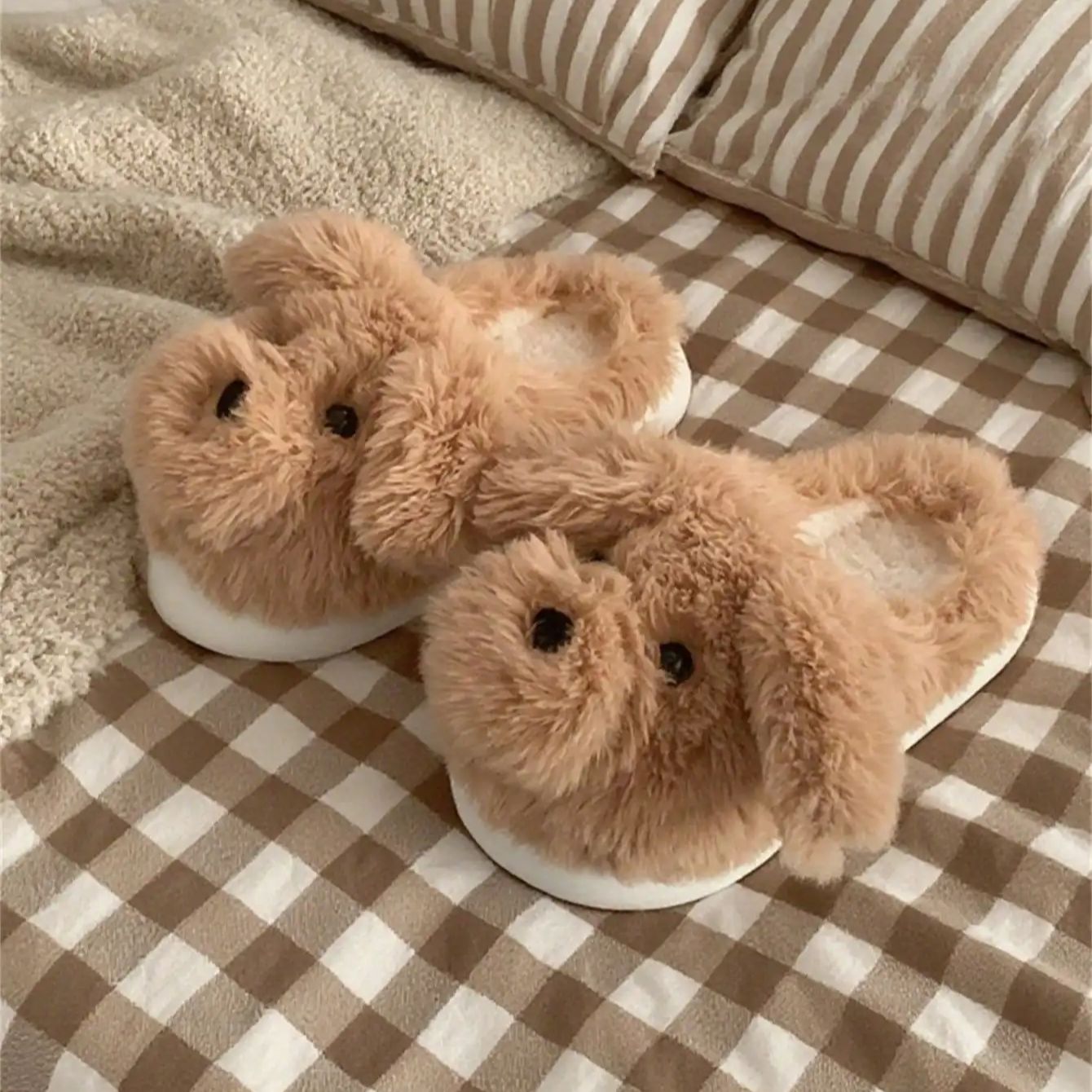 Women House Fur Slippers Casua - огляд і ціна Women Shoes Winter