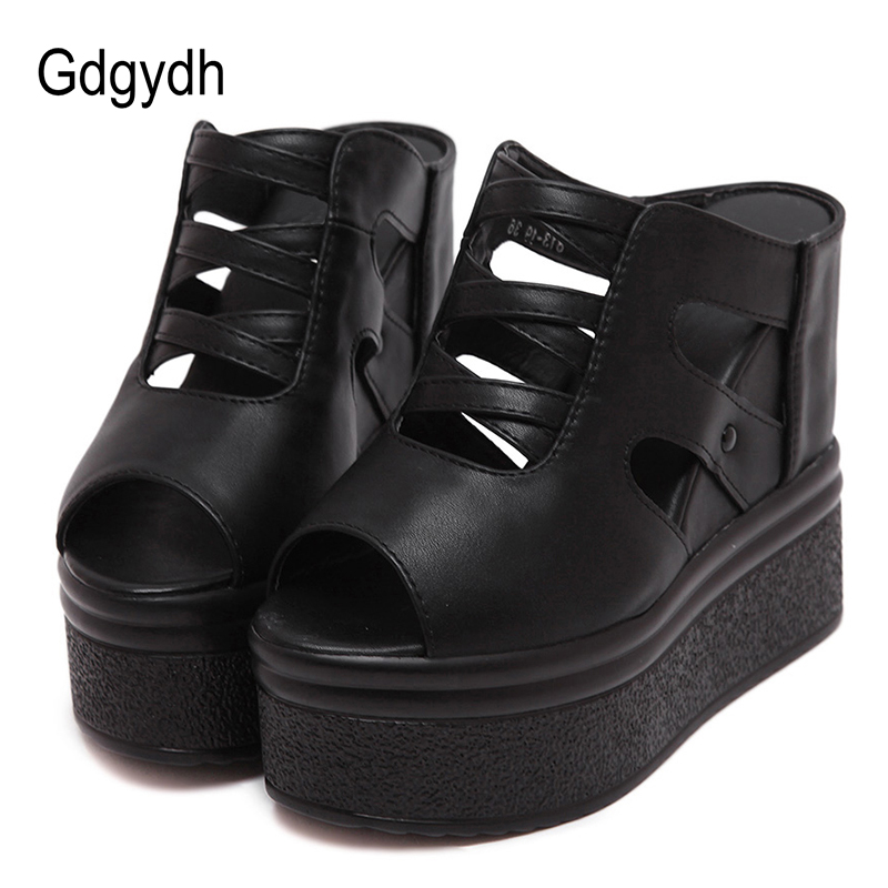 Gdgydh Open Toe Platform Mules - огляд і ціна Women'S Shoes Vegan