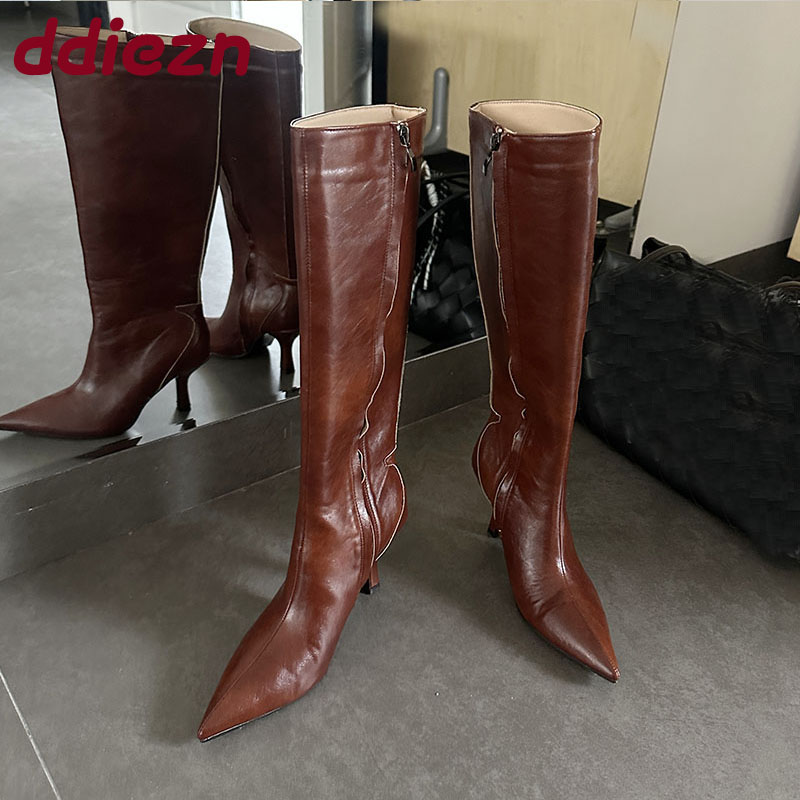 Fashion Pointed Toe Ladies Kne - огляд і ціна Women'S Shoes Big Feet