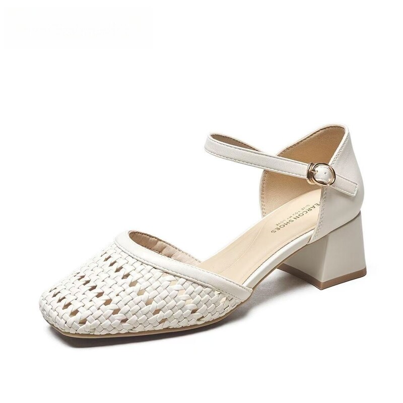 Fashion Woven Hollow Chunky Ro - огляд і ціна Women Shoes Brands