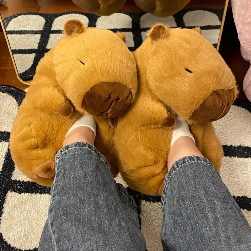 Novelty capybara slippers unis - огляд і ціна Women Shoes Winter
