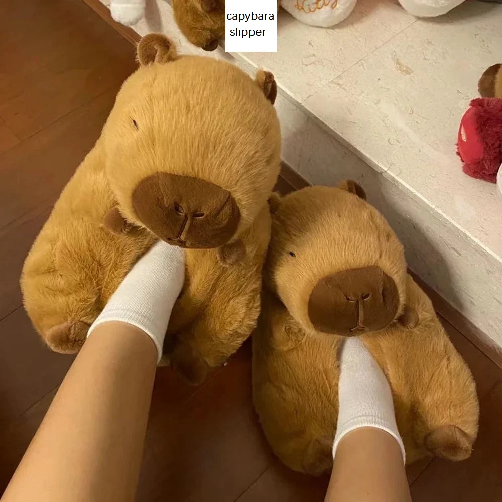 Novelty capybara slippers unis - огляд і ціна Women Shoes Winter