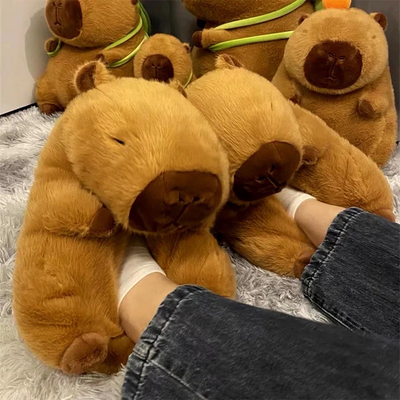 Novelty capybara slippers unis - огляд і ціна Women Shoes Winter