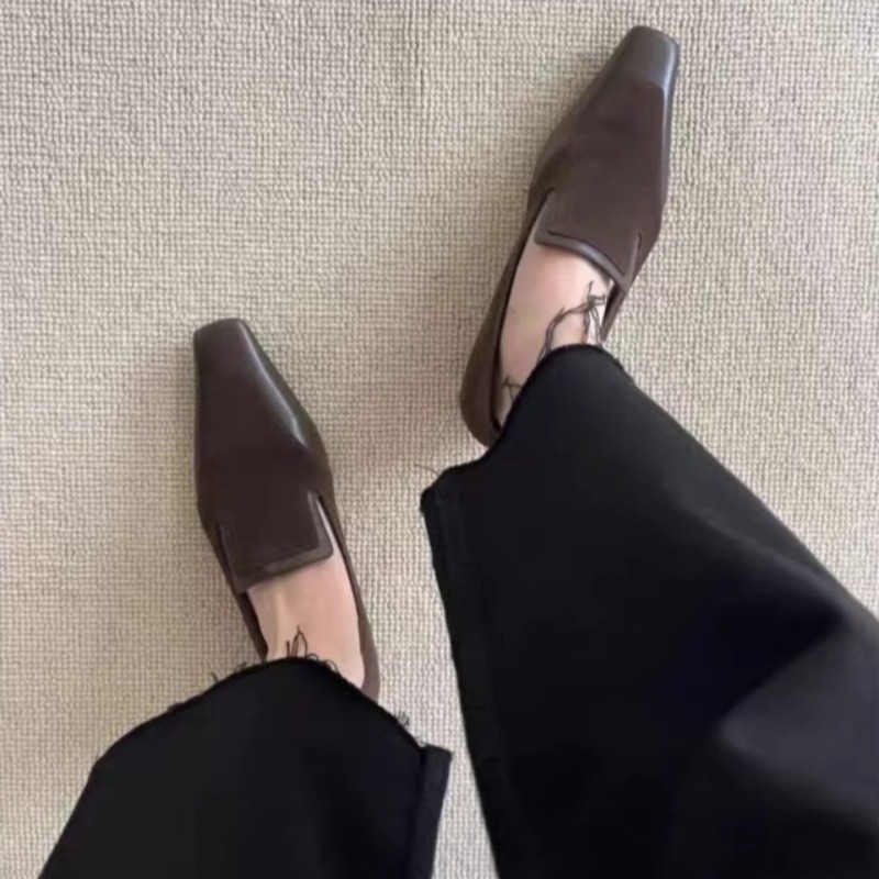 Retro Square Toe Deep Mouth Sl - огляд і ціна Slingback Pumps Women