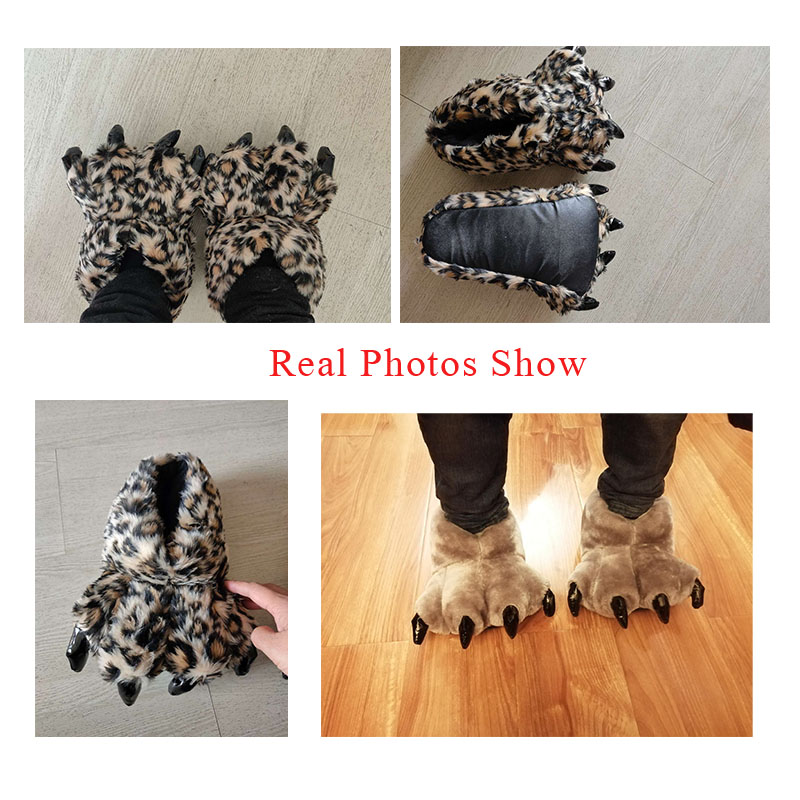 Size 35-43 Black Animal Paw Sh - огляд і ціна Women Shoes Winter