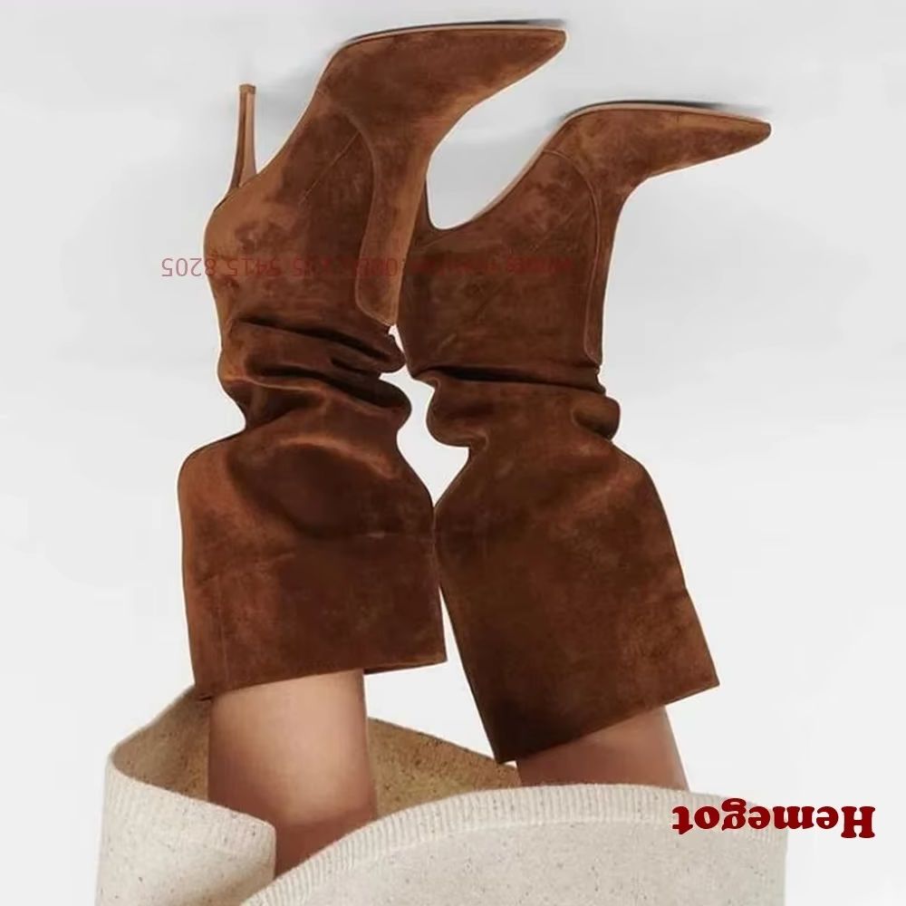 Brown Pointy Toe Slip On Women - огляд і ціна Women'S Shoes Vegan