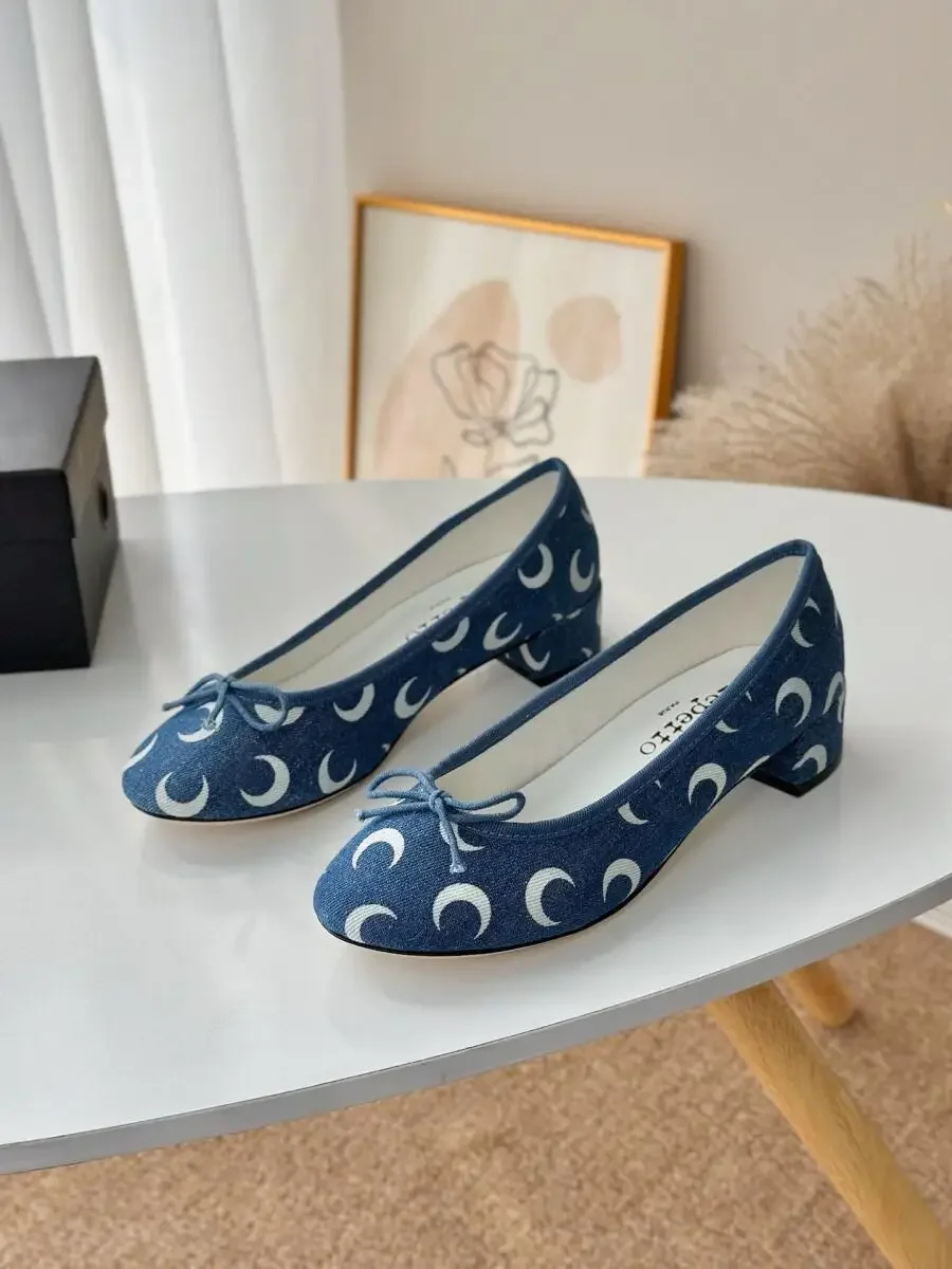 Moon Print Round Toe Ballet Fl - огляд і ціна Ballet Flat Women