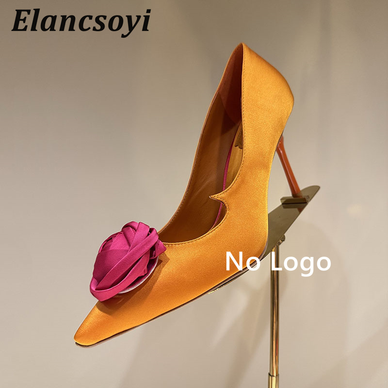 Rose Flower Decor High Heel Wo - огляд і ціна Women Shoes Logo