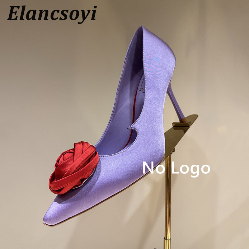 Rose Flower Decor High Heel Wo - огляд і ціна Women Shoes Logo