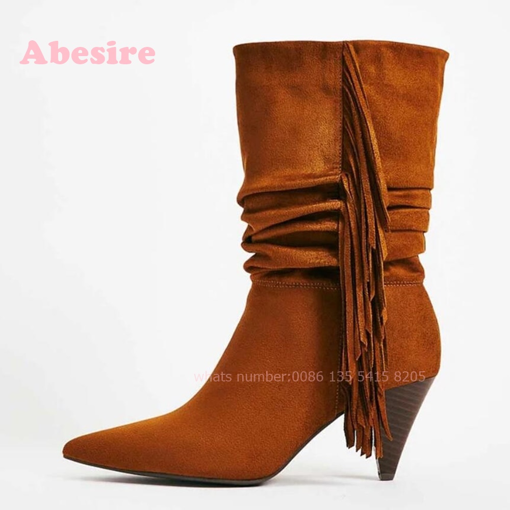 White Cone Heel Fringe Shoes V - огляд і ціна Women'S Shoes Vegan