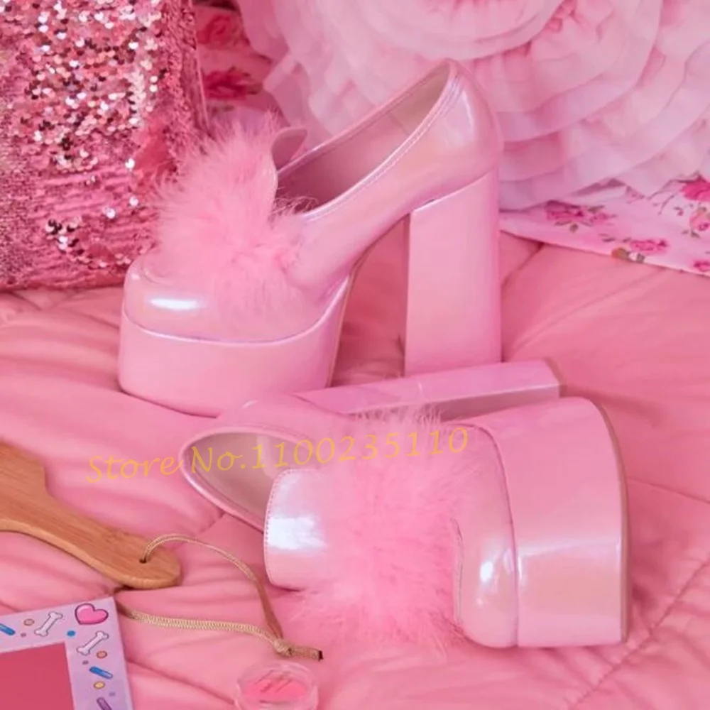 Pink Pom Platform Loafers Shoe - огляд і ціна Women'S Shoes Vegan