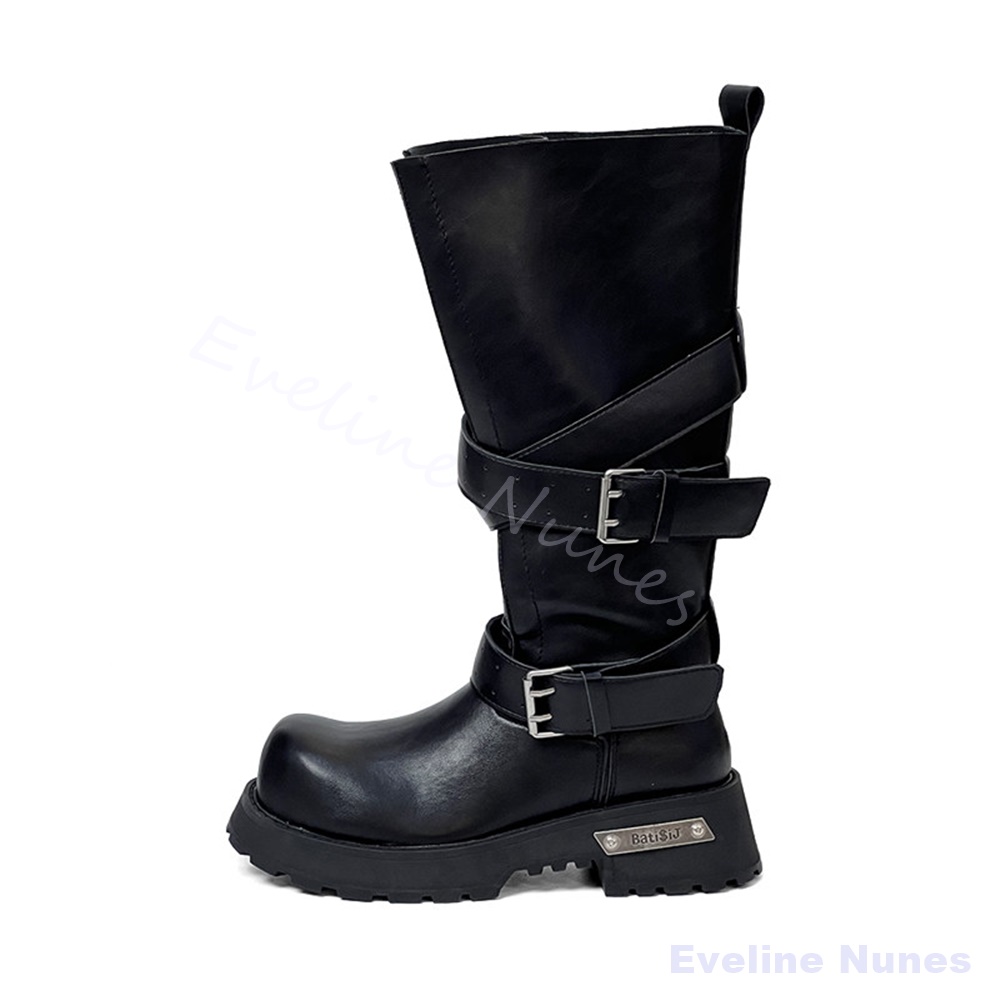 Wide-legged Belt Buckle Thick- - огляд і ціна Wide Fit Heels