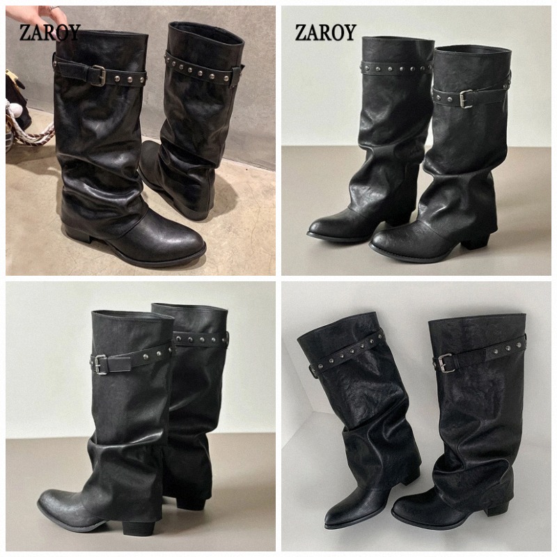 ZAROY Wide-Calf Knee-High Boot - огляд і ціна Wide Fit Heels