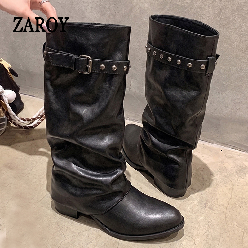 ZAROY Wide-Calf Knee-High Boot - огляд і ціна Wide Fit Heels