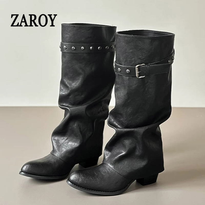 ZAROY Wide-Calf Knee-High Boot - огляд і ціна Wide Fit Heels