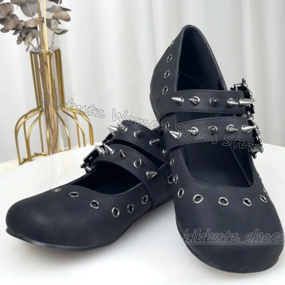 Gothic Ballet Pumps Punk Rock  - огляд і ціна Ballet Flat Women