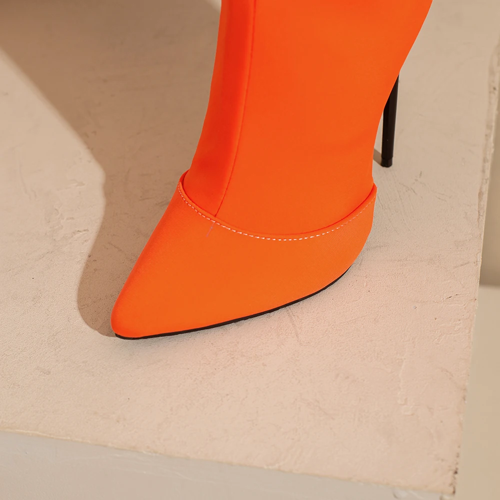 New Winter Glamour Orange Yell - огляд і ціна Women'S Shoes Big Feet