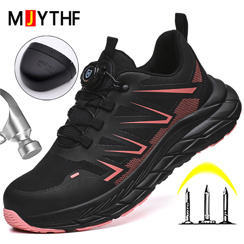 Rotate Button Women Safety Sho - огляд і ціна Mesh Sneaker Women