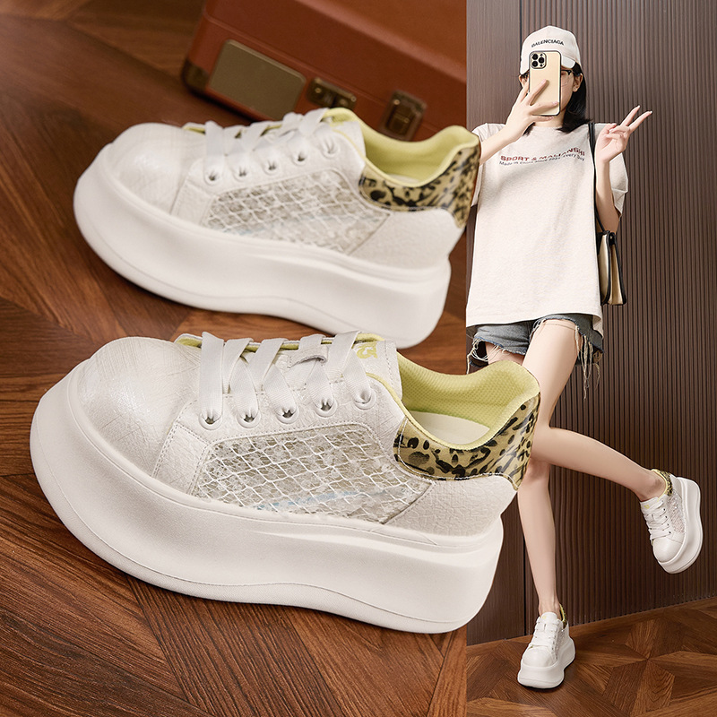 Thick-soled White Shoes for Wo - огляд і ціна Mesh Sneaker Women