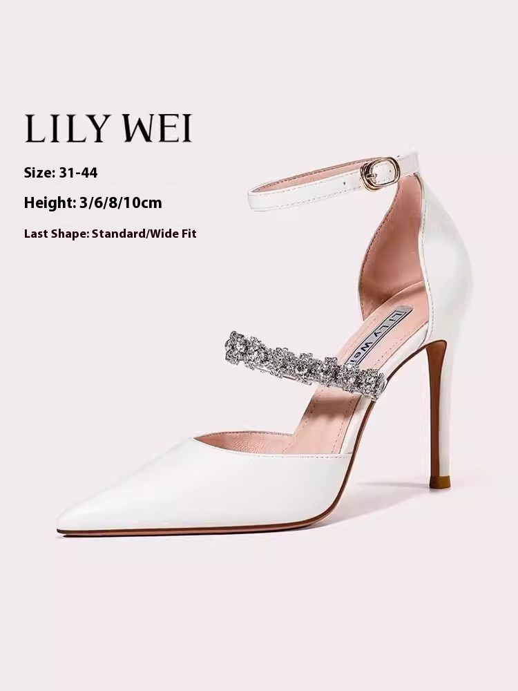Low-heeled thin high-heeled we - огляд і ціна Wide Fit Heels