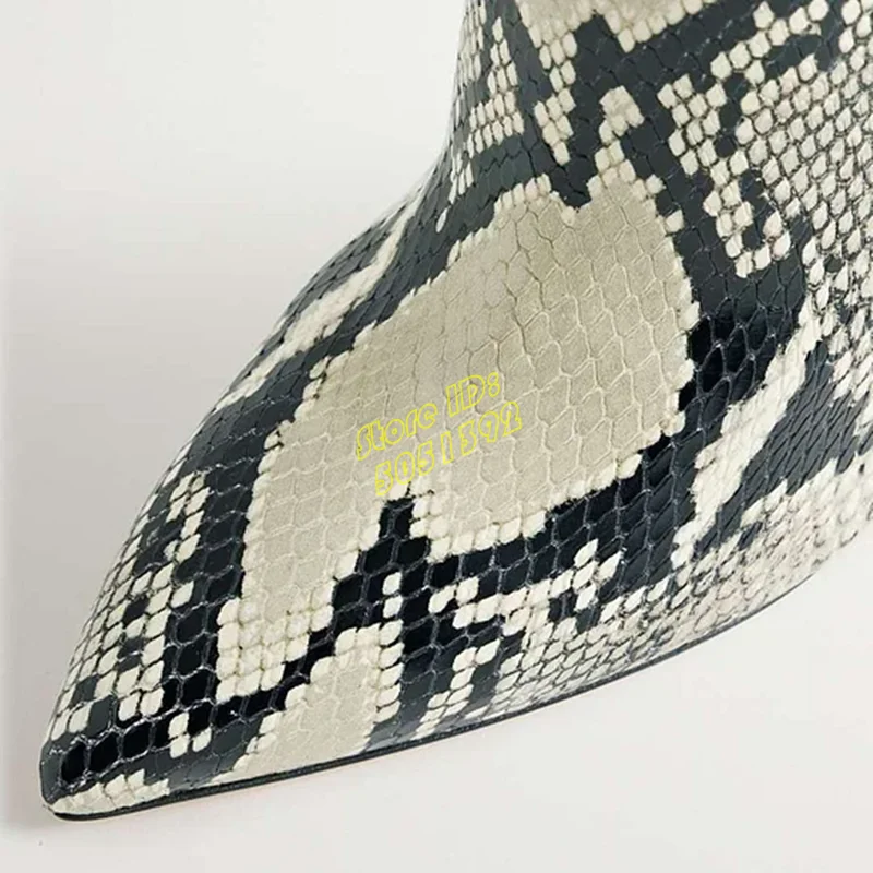 Mid Calf Vegan Snake Skin Boot - огляд і ціна Women'S Shoes Vegan