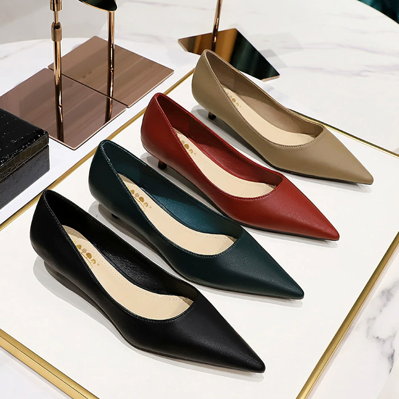 Fashion Pointed Toe Mid Heeled - огляд і ціна Women'S Shoes Big Feet