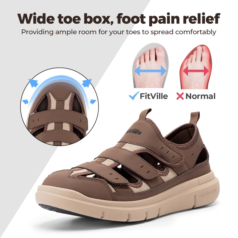 Summer Men'S Sandals Widened D - огляд і ціна Women'S Shoes For Plantar Fasciitis